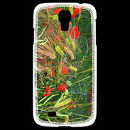 Coque Samsung Galaxy S4 DP Coquelicot dans un champs de blé