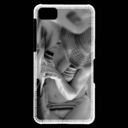Coque Blackberry Z10 DP Charme enNoir et blanc 