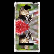 Coque HTC Windows Phone 8S DP Papillon mirroir