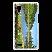 Coque LG Optimus L9 DP Lac de montagne