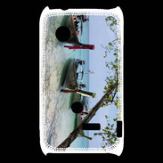 Coque Sony Xperia Typo DP Barge en bord de plage 2