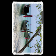Coque LG Optimus L3 II DP Barge en bord de plage 2
