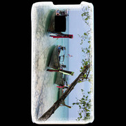 Coque LG P990 DP Barge en bord de plage 2