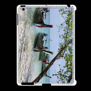 Coque iPad 2/3 DP Barge en bord de plage 2