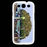 Coque Samsung Galaxy S3 DP Barge en bord de plage