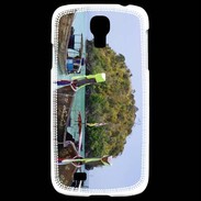 Coque Samsung Galaxy S4 DP Barge en bord de plage