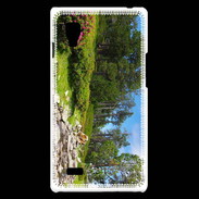 Coque LG Optimus L9 DP Rivière en montagne