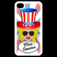 Coque iPhone 4 / iPhone 4S Miss USA Blonde