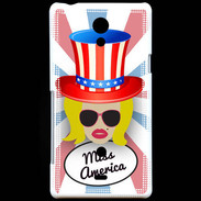 Coque Sony Xperia T Miss USA Blonde
