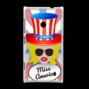 Coque Nokia Lumia 520 Miss USA Blonde
