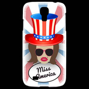 Coque Samsung Galaxy S4 Miss USA Chatain
