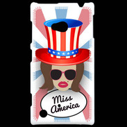 Coque Nokia Lumia 720 Miss USA Chatain