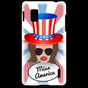 Coque LG Optimus G Miss USA Chatain