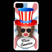 Coque Blackberry Z10 Miss USA Chatain