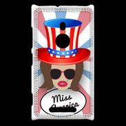 Coque Nokia Lumia 925 Miss USA Chatain