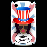 Coque Blackberry 8520 Miss USA Black