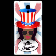 Coque Sony Xperia T Miss USA Black