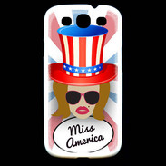 Coque Samsung Galaxy S3 Miss USA Rousse