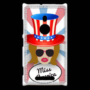 Coque Nokia Lumia 925 Miss USA Rousse