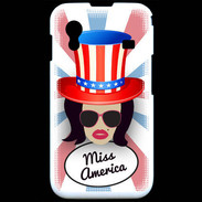 Coque Samsung ACE S5830 Miss USA Brune