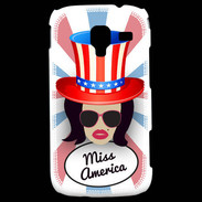 Coque Samsung Galaxy Ace 2 Miss USA Brune
