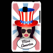 Coque LG Optimus L3 II Miss USA Brune
