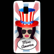 Coque LG P990 Miss USA Brune