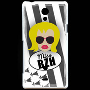 Coque Sony Xperia T Miss Bretagne Blonde