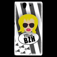 Coque Sony Xperia Z Miss Bretagne Blonde