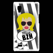 Coque LG Optimus L9 Miss Bretagne Blonde
