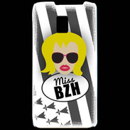 Coque LG P990 Miss Bretagne Blonde
