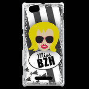 Coque Sony Xperia M Miss Bretagne Blonde