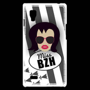 Coque LG Optimus L9 Miss Bretagne Brune