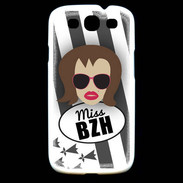 Coque Samsung Galaxy S3 Miss Bretagne Chatain