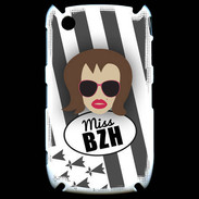 Coque Blackberry 8520 Miss Bretagne Chatain
