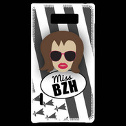 Coque LG Optimus L7 Miss Bretagne Chatain