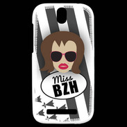 Coque HTC One SV Miss Bretagne Chatain