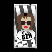 Coque Nokia Lumia 520 Miss Bretagne Chatain