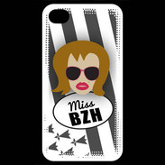 Coque iPhone 4 / iPhone 4S Miss Bretagne Rousse