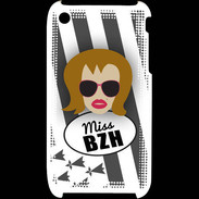 Coque iPhone 3G / 3GS Miss Bretagne Rousse