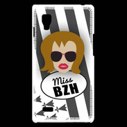 Coque LG Optimus L9 Miss Bretagne Rousse