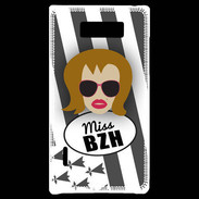 Coque LG Optimus L7 Miss Bretagne Rousse