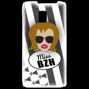 Coque LG P990 Miss Bretagne Rousse