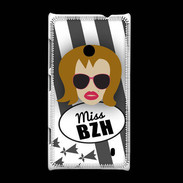 Coque Nokia Lumia 520 Miss Bretagne Rousse