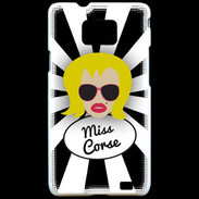 Coque Samsung Galaxy S2 Miss Corse Blonde
