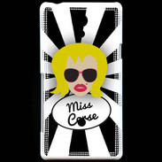Coque Sony Xperia T Miss Corse Blonde
