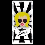 Coque Sony Xperia U Miss Corse Blonde