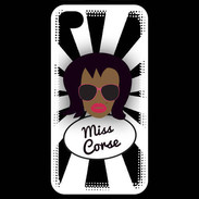 Coque iPhone 4 / iPhone 4S Miss Corse Black