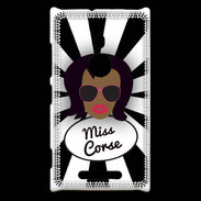 Coque Nokia Lumia 925 Miss Corse Black