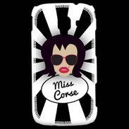 Coque Samsung Galaxy Ace 2 Miss Corse Brune
